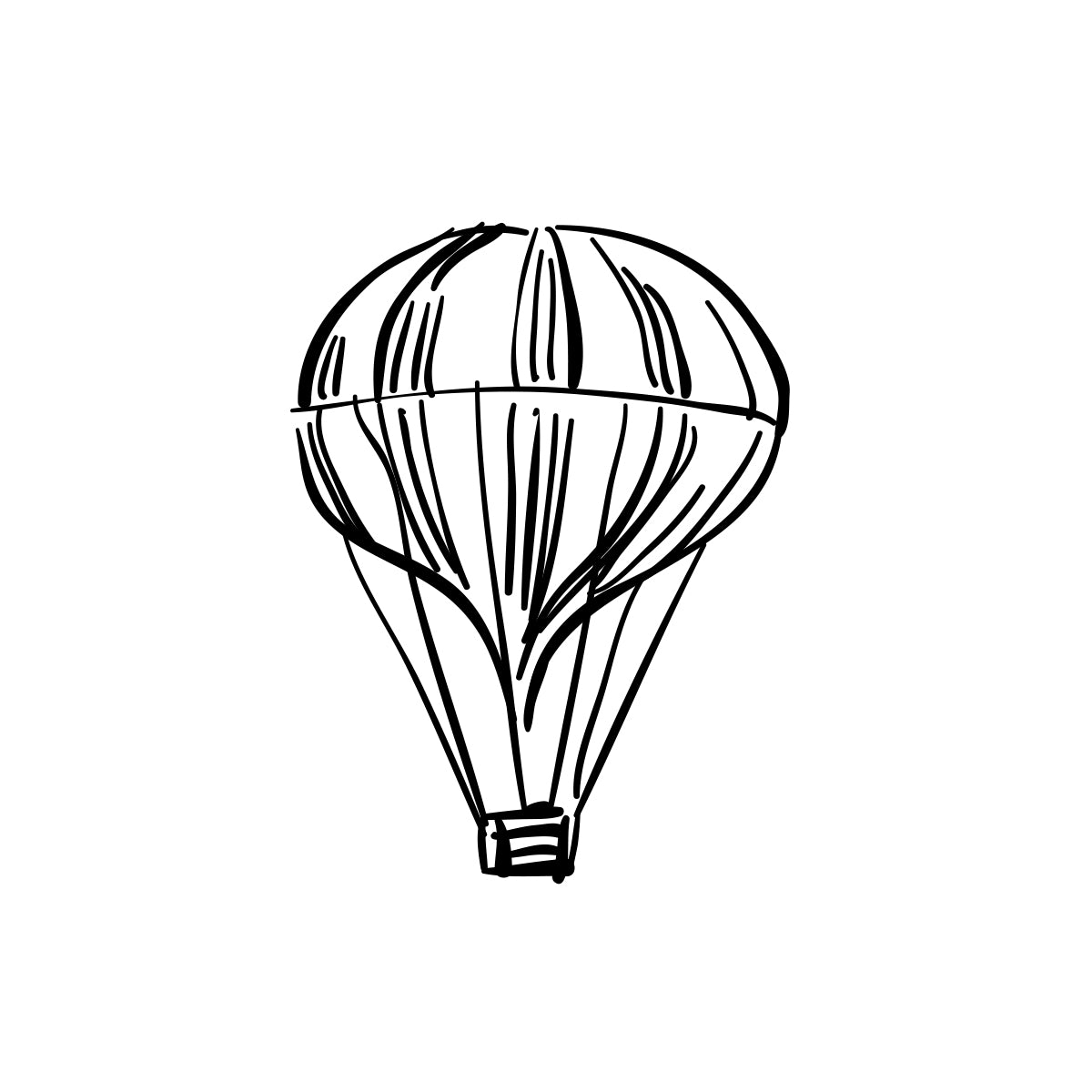 Hot air balloon illustration