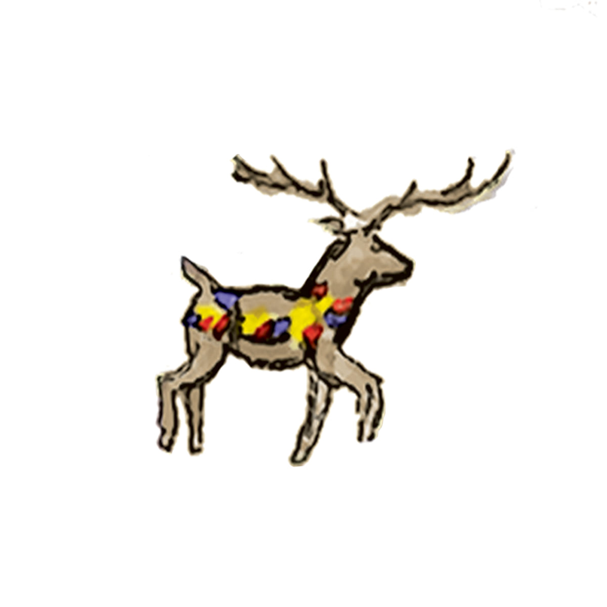 Illustration of a reindeer