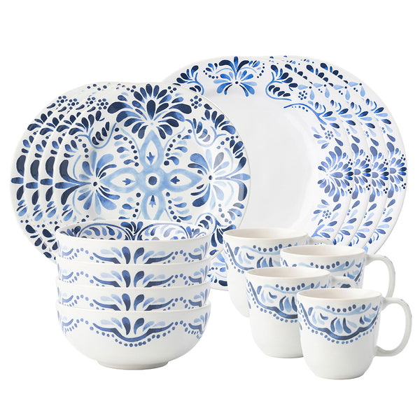 Indigo dinnerware outlet