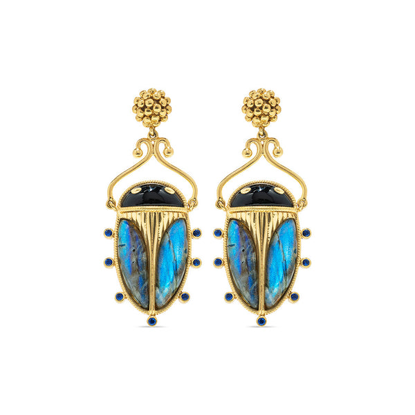 Scarab Berry Drop Earrings | Capucine De Wulf