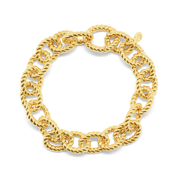 Small Rope Chain Bracelet (Gold)